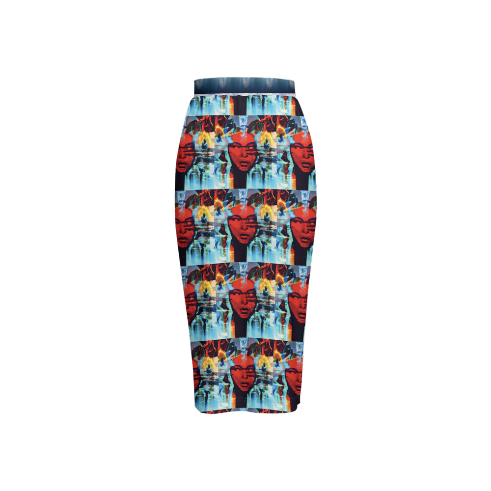 Women’s Back Split Pencil Skirt